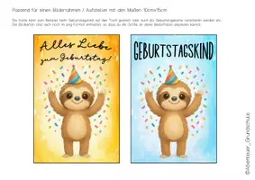 Vorschau - Anderer Materialtyp - Geburtstag feiern in der Faultierklasse - Seite 1
