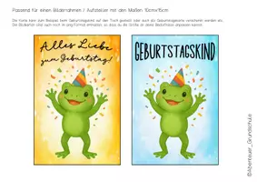 Vorschau - Anderer Materialtyp - Geburtstag feiern in der Froschklasse - Seite 1