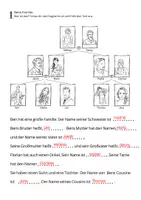 Aperçu - Feuilles d'exercices - Allemand: meine Familie, Arbeitsblätter - Page 2