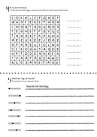 Aperçu - Feuilles d'exercices - Allemand: die Wochentage, Arbeitsblätter - Page 1