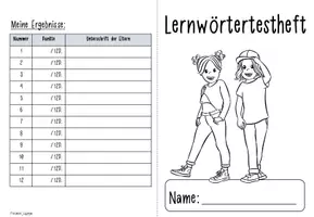 Vorschau - Arbeitsblätter - Lernwörtertraining - "Editierbare Version" I Kl. 3+4 - Seite 2