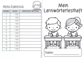 Vorschau - Arbeitsblätter - Lernwörtertraining - "Editierbare Version" I Kl. 3+4 - Seite 3