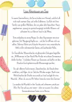 Vorschau - Arbeitsblätter - Sommergeschichte "Lias Abenteuer am See" - Deckblatt