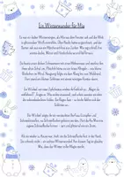 Vorschau - Arbeitsblätter - Geschichte "Ein Winterwunder für Mia" - Deckblatt