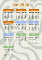 Vista previa - Para docentes: organización, planificación y formación - Quadern docent 2025 - 2026. Planner 1 - página 2