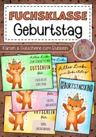 Vorschau - Anderer Materialtyp - Geburtstag feiern in der Fuchsklasse - Deckblatt
