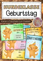 Vorschau - Anderer Materialtyp - Geburtstag feiern in der Hundeklasse - Deckblatt
