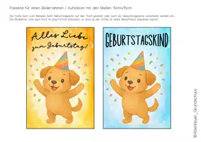 Vorschau - Anderer Materialtyp - Geburtstag feiern in der Hundeklasse - Seite 1