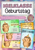 Vorschau - Anderer Materialtyp - Geburtstag feiern in der Igelklasse - Deckblatt