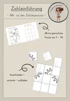 Vorschau - Arbeitsblätter - Arbeitsblätter zu den Zahlenpuzzle - Deckblatt