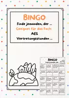 Vorschau - Spiele - Bingo AES 6-10, Kennenlernen - Deckblatt