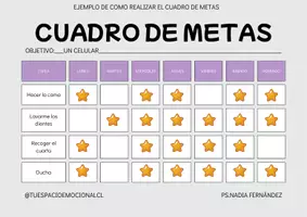 Vista previa - Hojas de trabajo - Cuadro de metas y Objetivos - Recurso Educativos - Portada