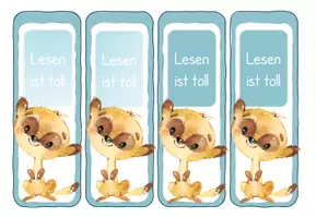 Vorschau - Poster - Lesezeichen Erdmännchen - Seite 1