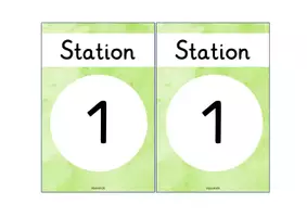 Vorschau - Stationenlernen - Stationsschilder für alle Jahreszeiten - Kl 1-2 - Stationen Schilder - Stationenschilder - Stationenkarten - Schilder Stationenarbeit - Schilder Stationenlernen - Seite 3