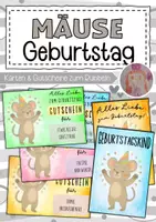Vorschau - Anderer Materialtyp - Geburtstag feiern in der Mausklasse - Deckblatt