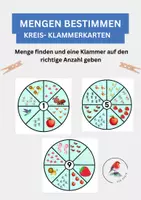 Vorschau - Fördermaterial/Inklusion - Mengen erkennen Kreis-Klammerkarten - Deckblatt