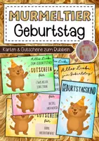 Vorschau - Anderer Materialtyp - Geburtstag feiern in der Murmeltierklasse - Deckblatt