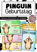 Vorschau - Anderer Materialtyp - Geburtstag feiern in der Pinguinklasse - Deckblatt