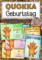 Vorschau - Anderer Materialtyp - Geburtstag feiern in der Quokkaklasse - Deckblatt