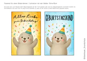 Vorschau - Anderer Materialtyp - Geburtstag feiern in der Robbenklasse - Seite 1