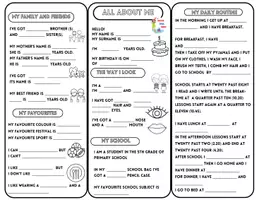 anteprima - Esercizi - This is me: third and fifth grade - Pagina 3