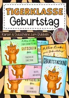 Vorschau - Anderer Materialtyp - Geburtstag feiern in der Tigerklasse - Deckblatt