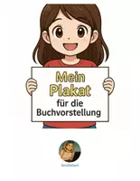 Vorschau - Stundenentwürfe - Arbeitsheft Buchpräsentation mit einem Plakat Klasse 3/4/ 5 - Seite 1
