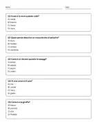anteprima - Quiz - Descrivere oggetti comuni usando aggettivi qualificativi - Quiz - Pagina 3