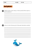 Vorschau - Arbeitsblätter - Wie Wale kommunizieren einfach erklärt - Seite 3