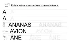 Aperçu - Feuilles d'exercices - Kit pédagogique : Rentrée des classes maternelles - Page 3