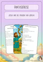 Vorschau - Mal- und Bastelvorlagen - Josua und die Mauern von Jericho - Deckblatt