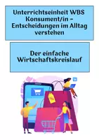 Vorschau - Arbeitsblätter - WBS - Der einfache Wirtschaftskreislauf - Deckblatt