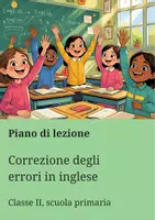 anteprima - Piani di lezione - Correzione degli errori in inglese - Piano di lezione - Pagina di copertina
