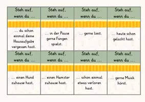 Vorschau - Spiele - Kennenlernspiel, Spiel für zwischendurch - Steh auf, wenn ... - Seite 2