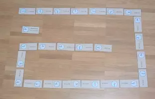 Vorschau - Spiele - Uhrendomino analog viertel Stunde blanko ohne Ziffern (V2) - Seite 3