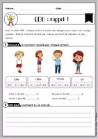 Aperçu - Préparation de séquence / Séquence complète - Startepack math P4 - Page 1