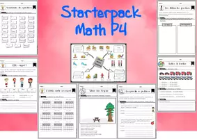 Aperçu - Préparation de séquence / Séquence complète - Startepack math P4 - Page de couverture