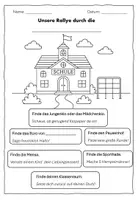 Vorschau - Arbeitsblätter - Rallye durch die Schule - Seite 3