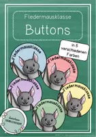 Vorschau - Anderer Materialtyp - Fledermausklasse - Buttons - Deckblatt