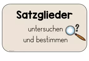Vorschau - Fördermaterial/Inklusion - Satzglieder - Merkplakate - Seite 2