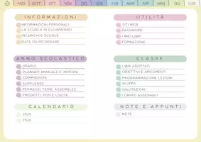 anteprima - Materiale interattivo - Agenda Digitale per insegnanti - PDF interattivo/Goodnotes - Pagina 1