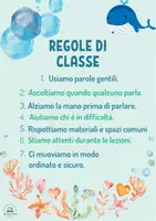 anteprima - Poster - ACCOGLIENZA: Poster regole della classe - Pagina di copertina
