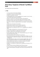 Vorschau - Arbeitsblätter - Short Story Suspicion of Murder (William Ford) im Englischunterricht - Seite 1
