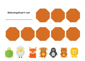 Voorbeeld - Belonings-stickerkaarten (8 vakjes) - Pagina 2