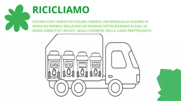 anteprima - Esercizi - Raccolta differenziata e riciclo - Pagina di copertina