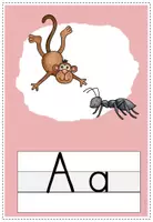 Vorschau - Poster - Buchstabenplakate: Anlautposter in Druck- und Grundschrift - Seite 2