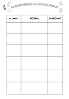 anteprima - Esercizi - Tabella Classificazione delle foglie - Pagina di copertina