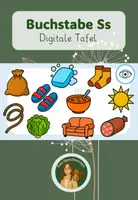 Vorschau - Präsentationen/Tafelbilder - Buchstabe Ss (digitale Tafel) - Sprechen, Hören, Lesen, Schreiben - Deckblatt