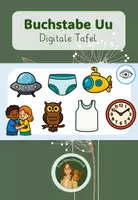 Vorschau - Fördermaterial/Inklusion - Buchstabe Uu (digitale Tafel) - Sprechen, Hören, Lesen, Schreiben - Deckblatt