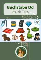 Vorschau - Präsentationen/Tafelbilder - Buchstabe Dd (digitale Tafel) - Sprechen, Hören, Lesen, Schreiben - Deckblatt